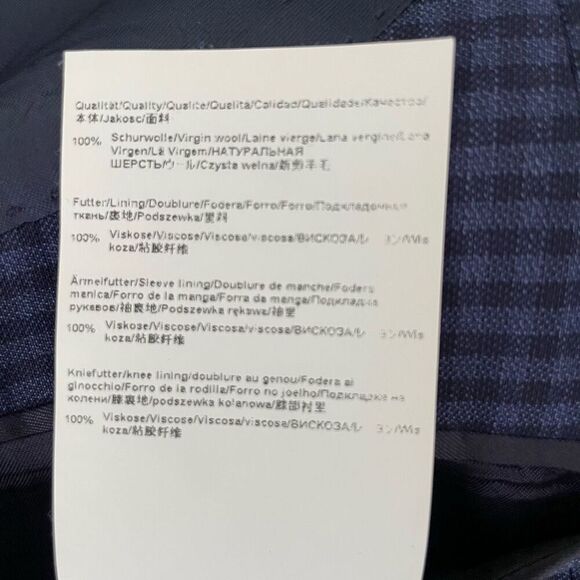 Hugo Boss Huge6/Genius5 Slim Fit Blazer Jacket Size 44R - Picture 8 of 8